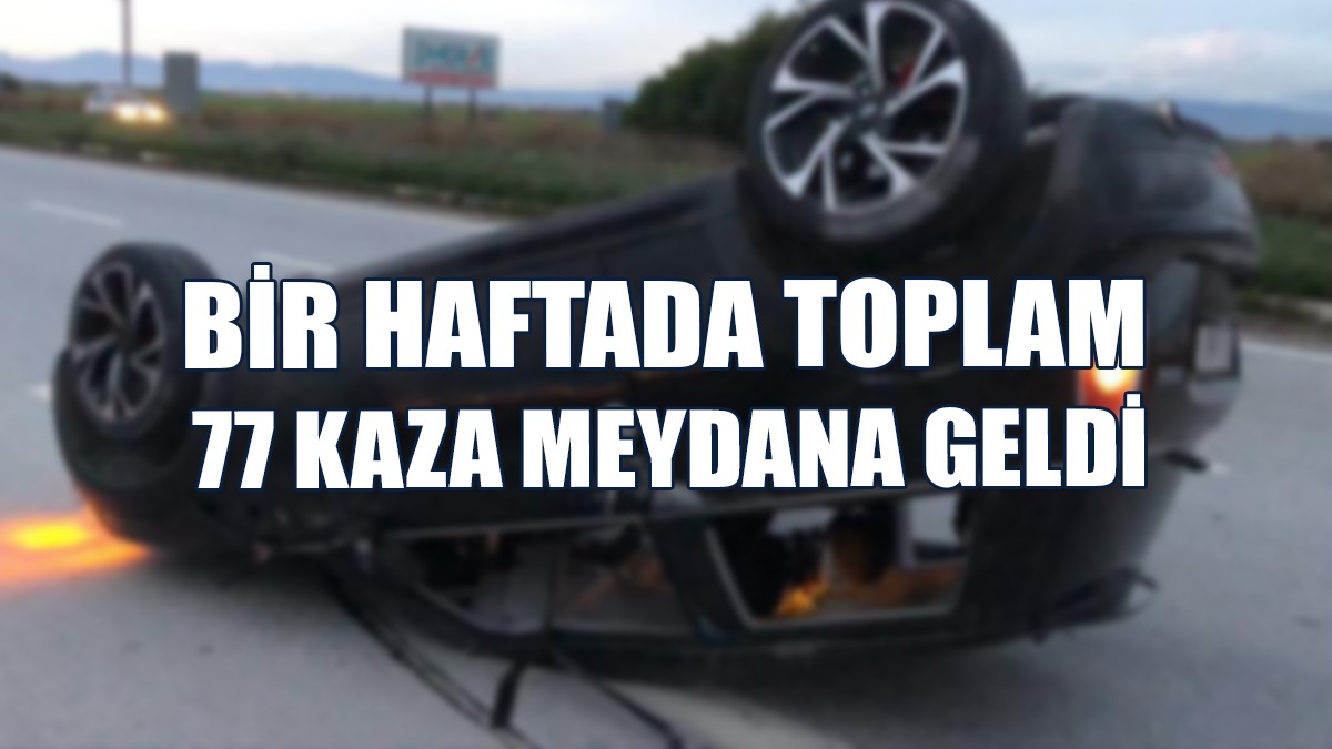 Kazalarda 19 Kişi Yaralandı