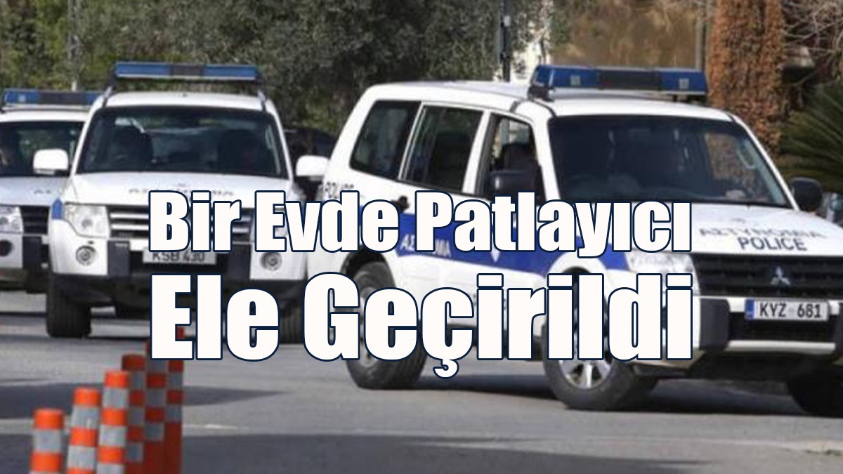 Rum polisi Limasol’da bir evde patlayıcı ele geçirdi