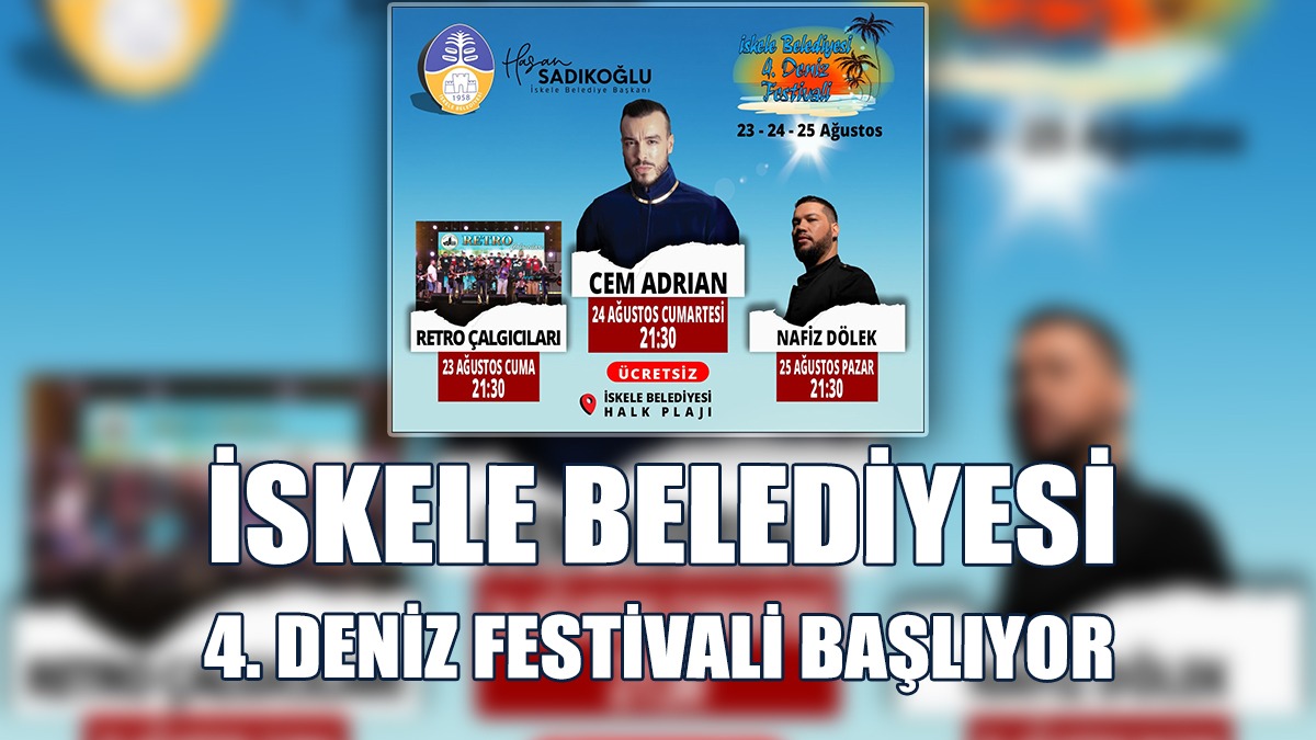 Festival, İskele Belediyesi Halk Plajı’nda Yapılacak