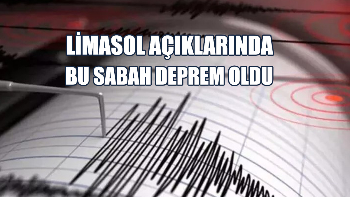 Limasol Açıklarında 3.7 Şiddetinde Deprem...