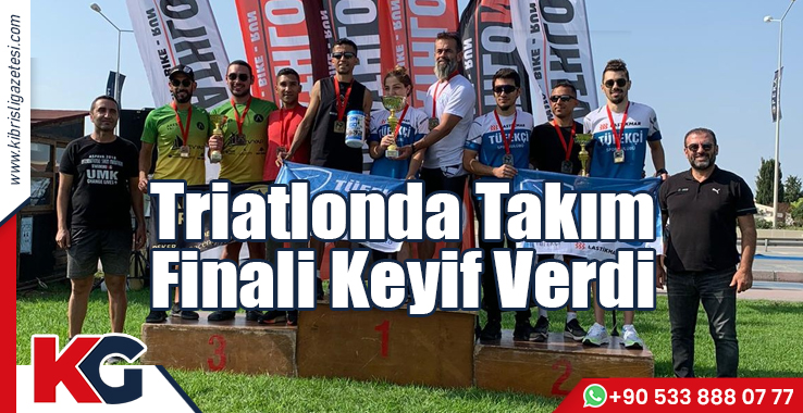 Triatlonda Takım Finali Keyif Verdi