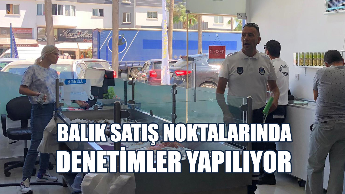 Perakende Balık Satış Noktalarındaki Denetimler Yapılıyor