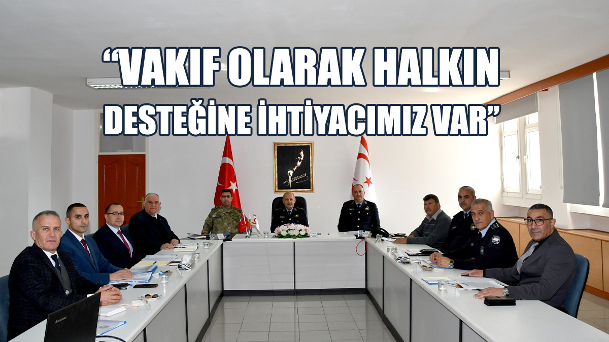 Kıbrıs Türk Polis Güçlendirme Vakfı, İkinci Toplantısını Yaptı