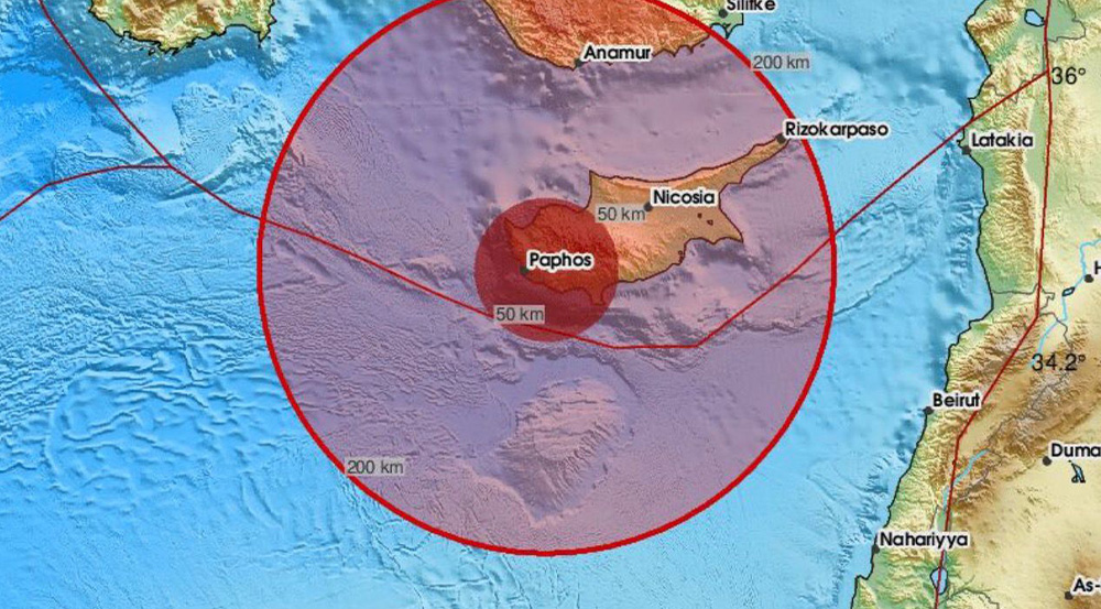 Baf’ta meydana gelen deprem KKTC’de de hissedildi