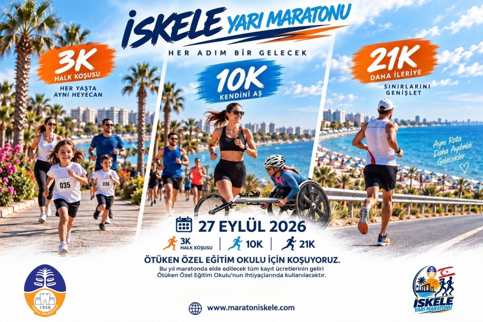 İlk kez düzenlenecek "İskele Uluslararası Yarı Maratonu" pazar günü koşulacak