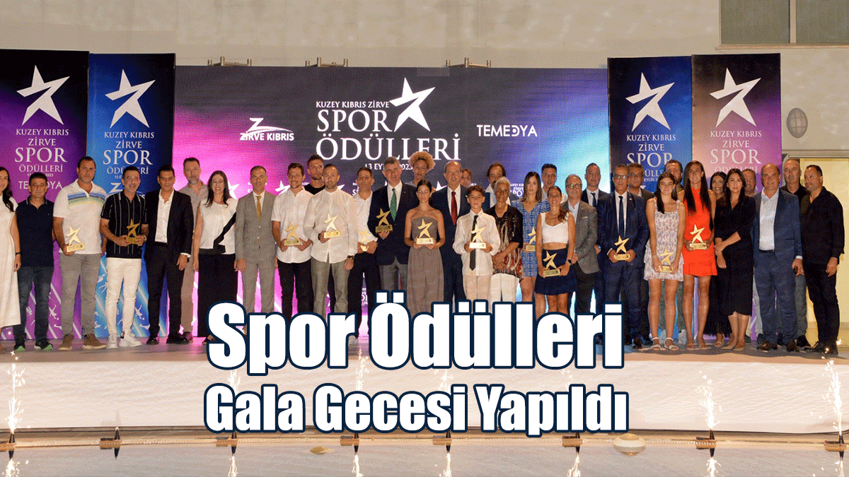 Spor Ödülleri Gala Gecesi Yapıldı
