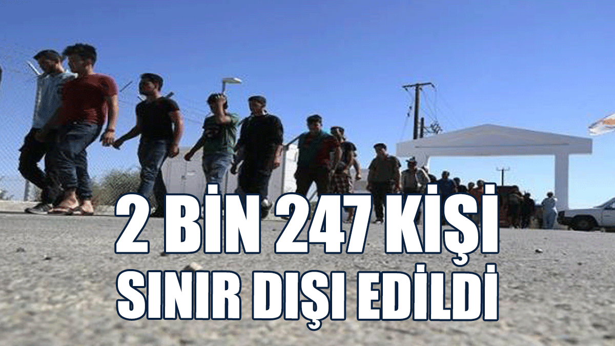 Güney Kıbrıs, Ülkeye Yasa Dışı Yollardan Giriş Yapan 2 Bin 247 Kişiyi Sınır Dışı Etti