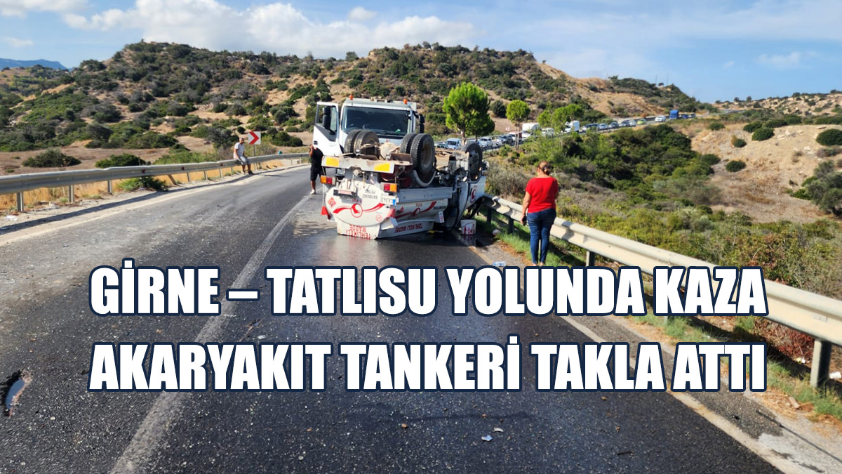 Girne – Tatlısu Anayolunda Kaza… 3 Yaralı