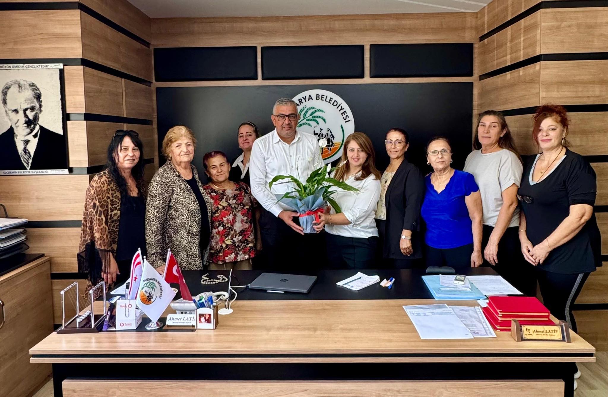 Latif: Mesarya Belediyesi olarak her zaman kadınların yanında olacağız