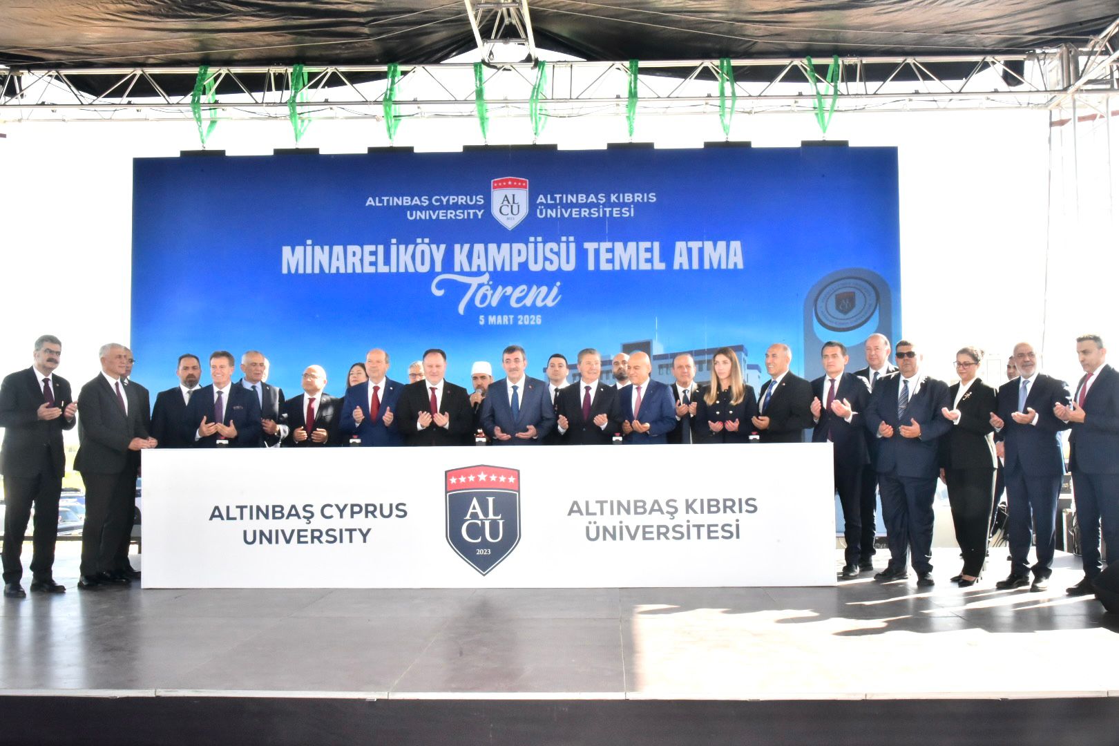 Altınbaş Kıbrıs Üniversitesi’nin yeni kampüsünün temeli atıldı