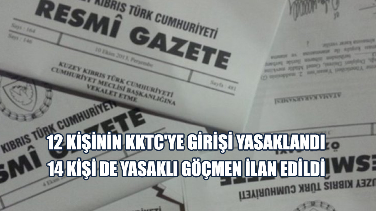 Resmi Gazeteden Haberler...