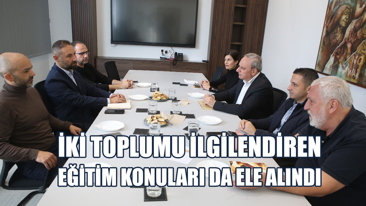 AKEL Ve KTÖS Heyetleri Bir Araya Geldi