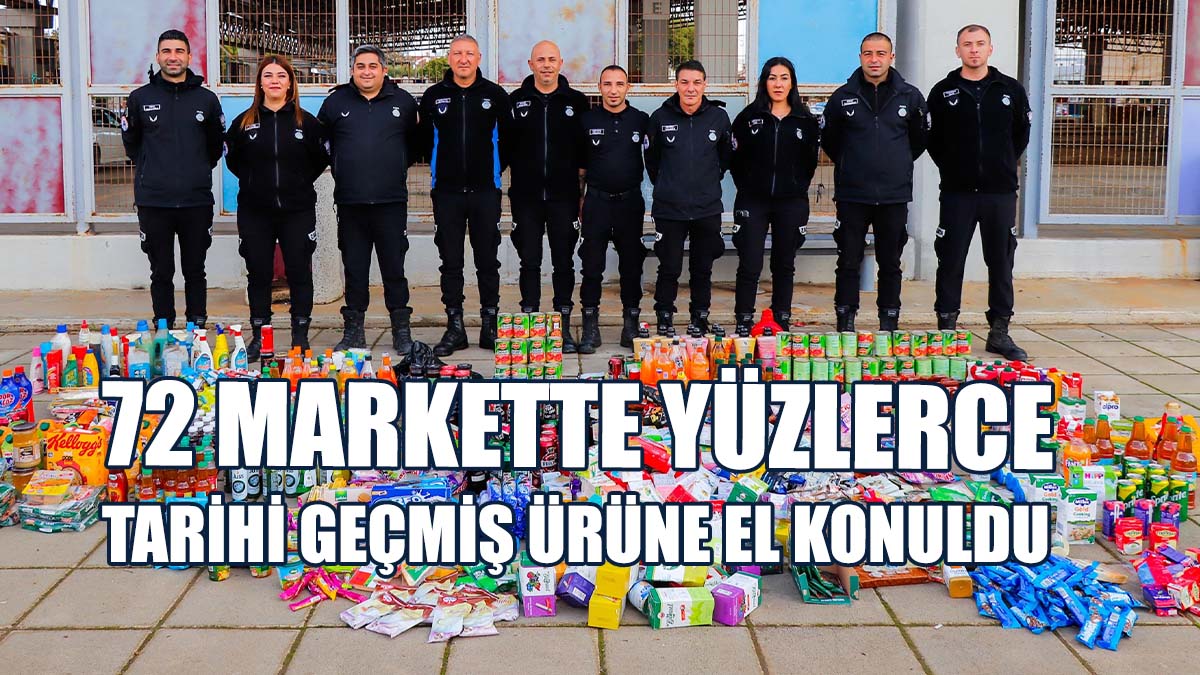 Gazimağusa Belediyesi Zabıta Birimi'nden Denetim