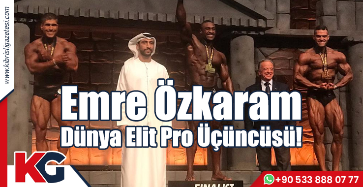 Emre Özkaram Dünya Elit Pro Üçüncüsü!