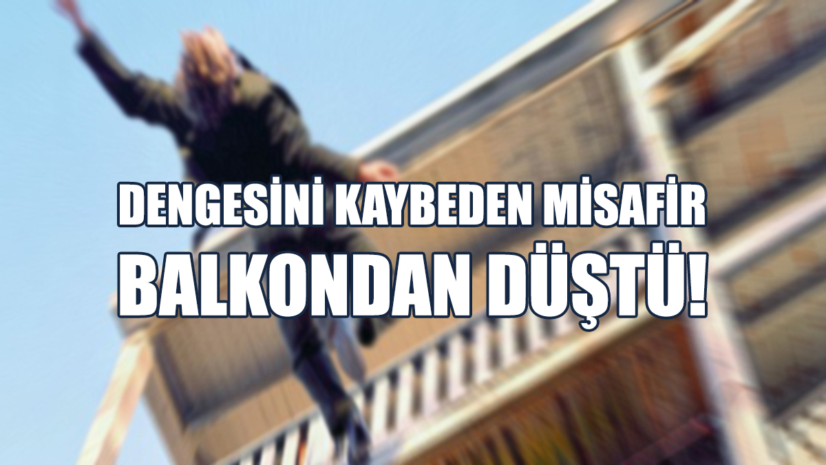 43 Yaşındaki Adam Balkondan Düştü