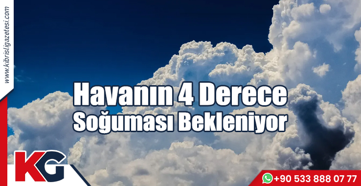 Havanın 4 Derece Soğuması Bekleniyor