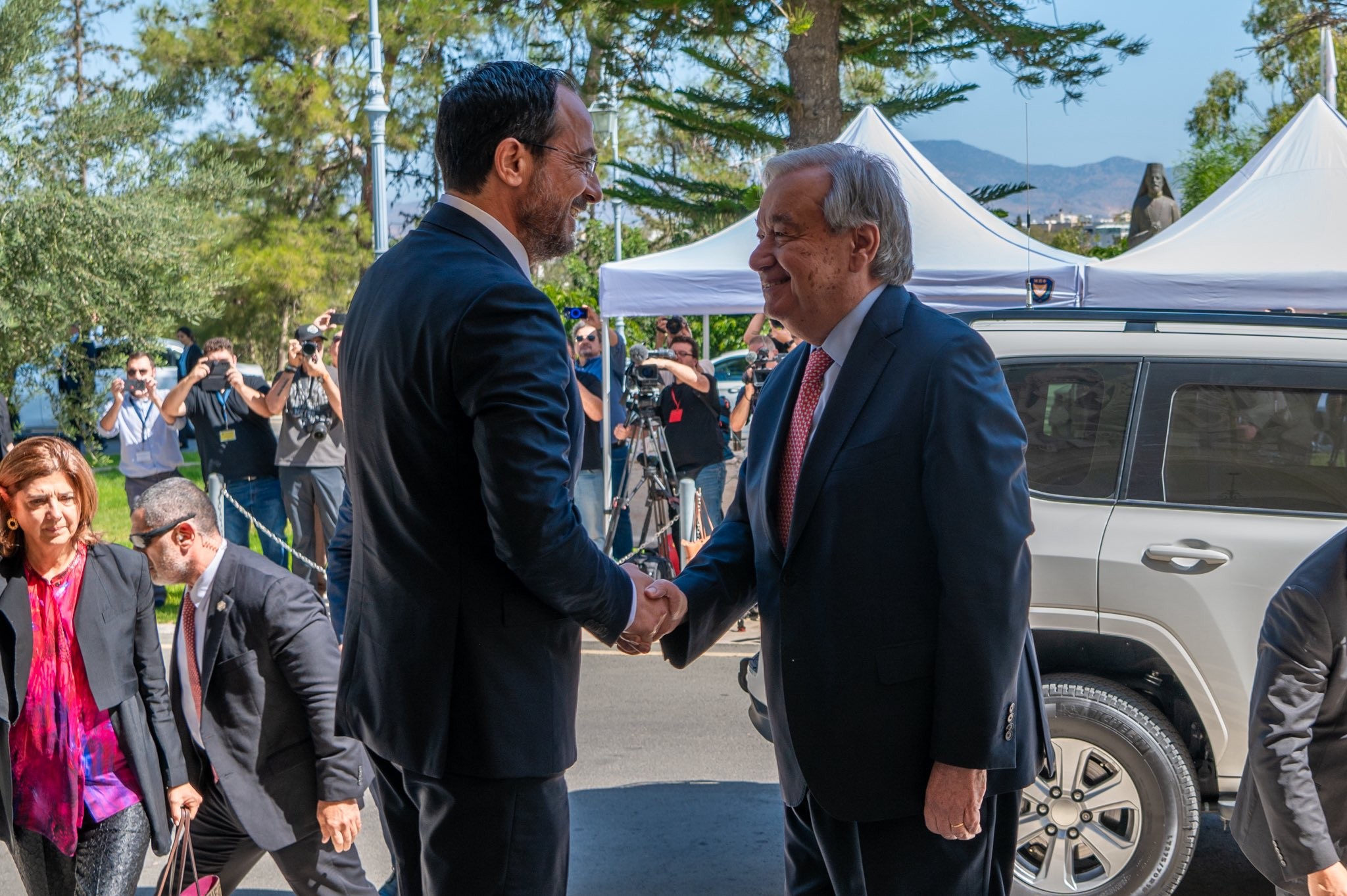 Guterres ile Hristodulidis arasındaki görüşme sona erdi