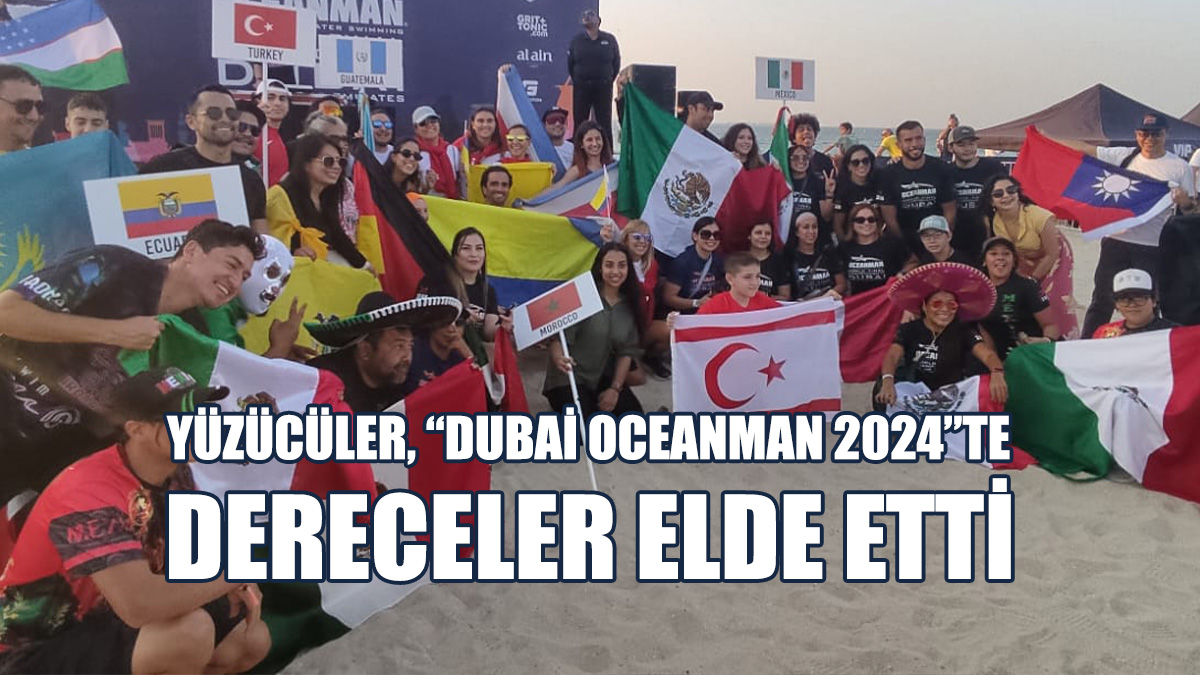 Yüzücüler, “Dubai Oceanman 2024”te Dereceler Elde Etti