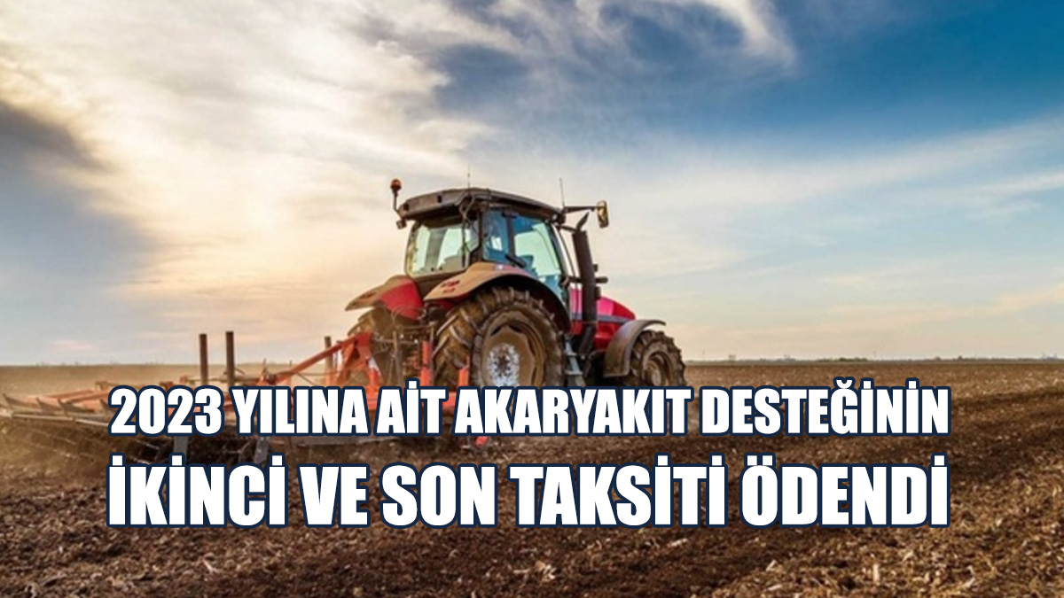 8 Bin 953 Üreticiye, 75 Milyon 167 Bin TL’nin Ödeniyor