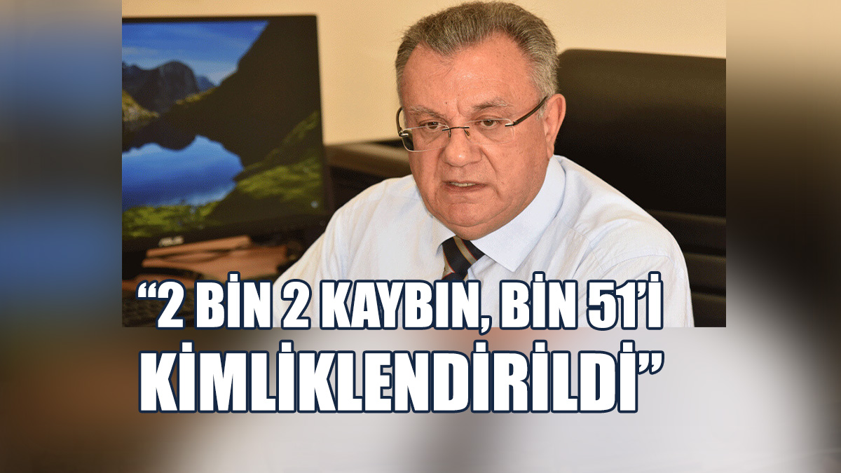 Müftüzade: Kayıplar Konusu Politize Edilmemeli