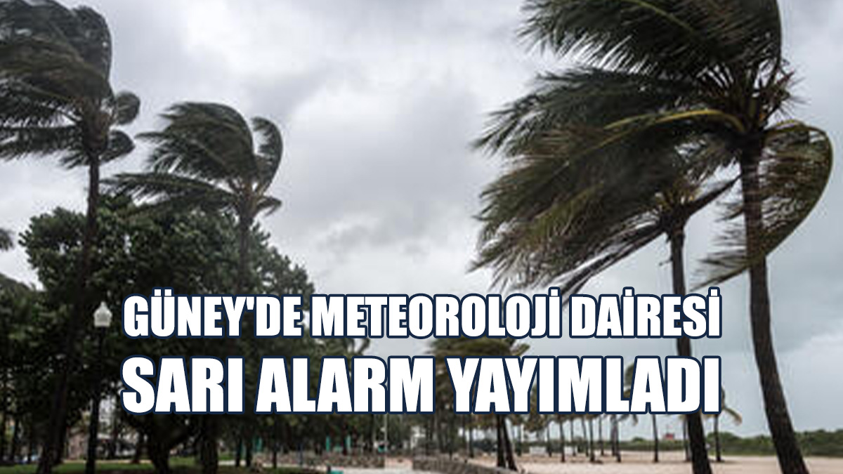 Güney Kıbrıs Meteoroloji Dairesi Uyardı...