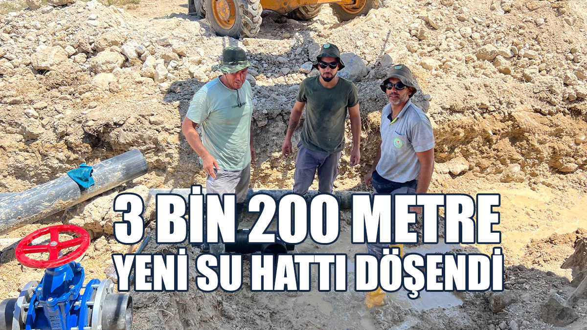 Değirmenlik Akıncılar Belediyesi, Yeni Su Hattı Döşedi