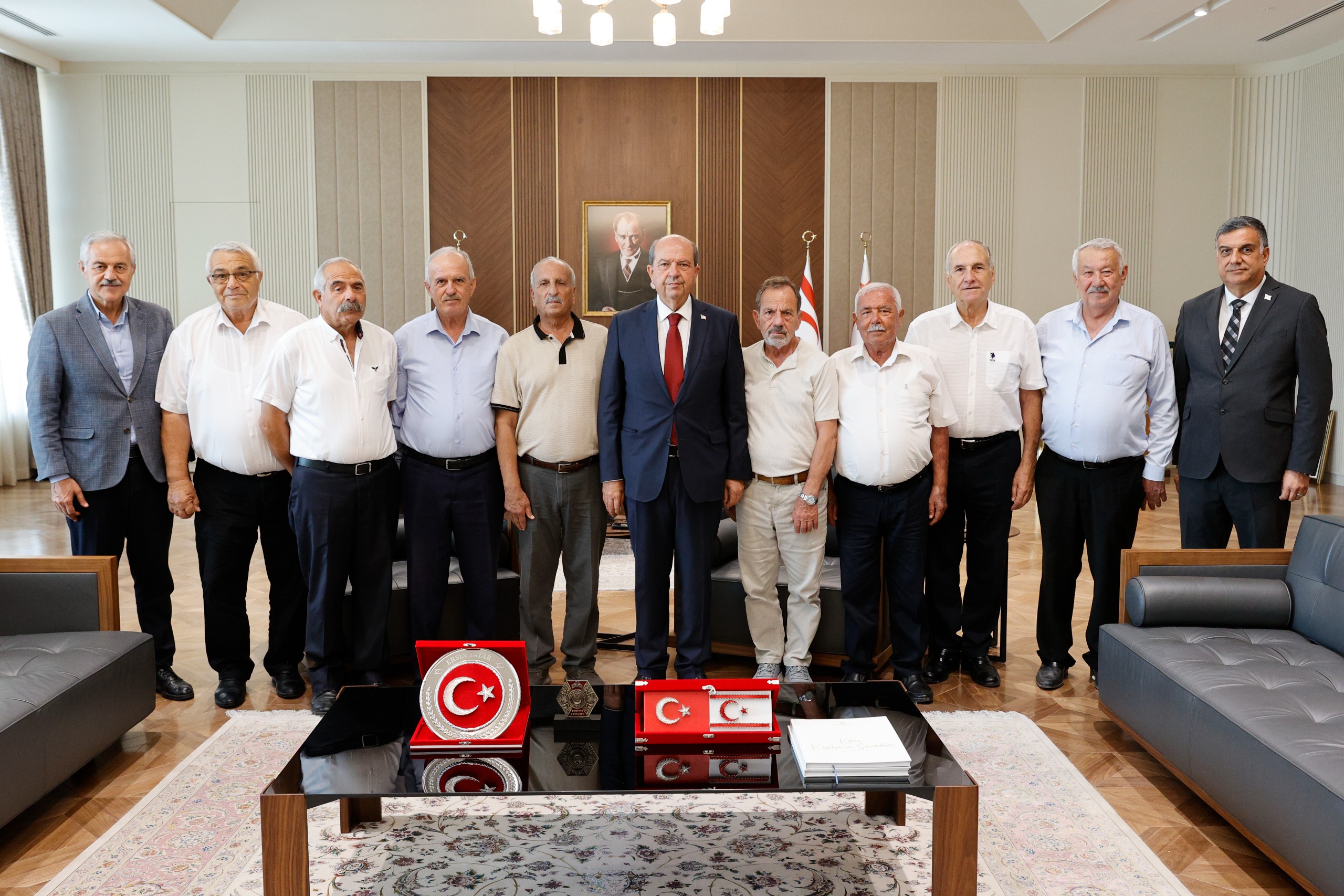 Belediye Başkanları Derneği’nden Cumhurbaşkanı Tatar’a ziyaret