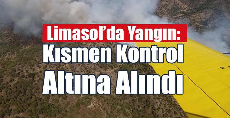 Limasol’da Yangın: Kısmen Kontrol Altına Alındı