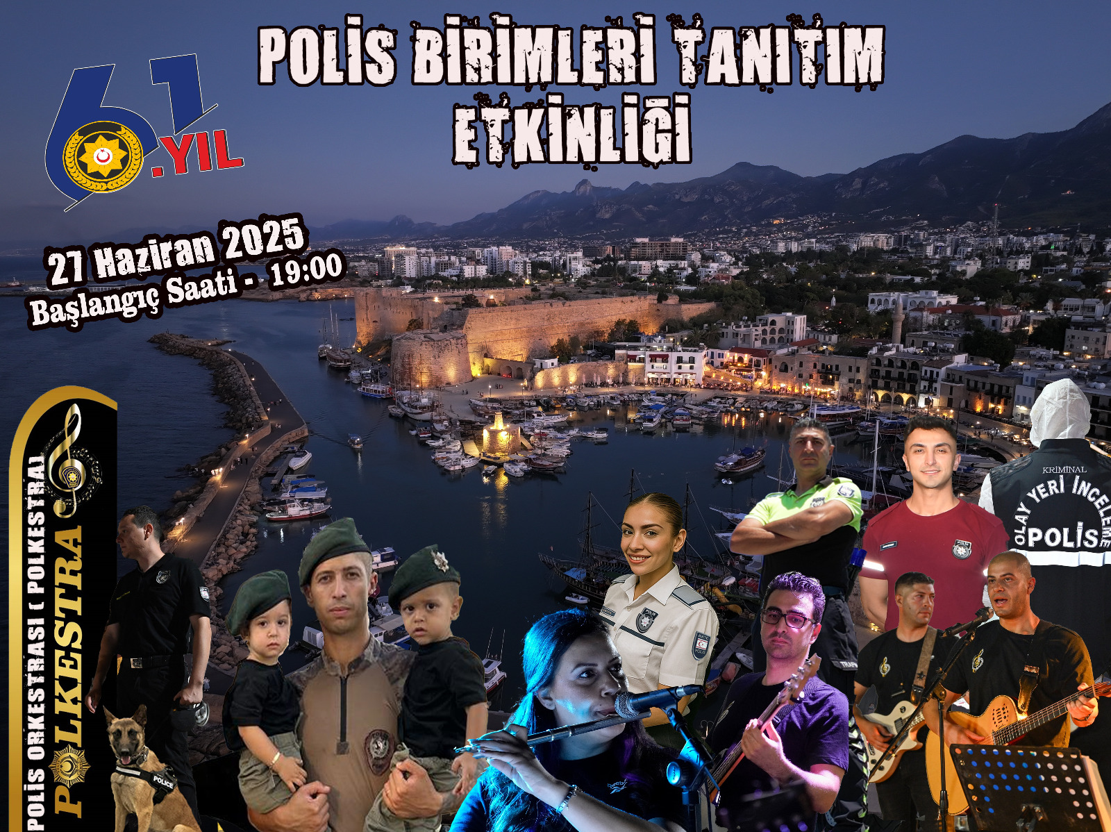 “Polis Birimleri Tanıtım Etkinliği” bu akşam Girne’de yapılacak