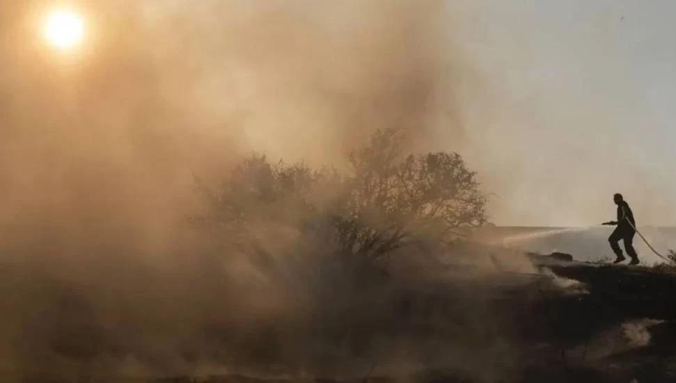 Baf’ta çıkan yangın kontrol altına alındı