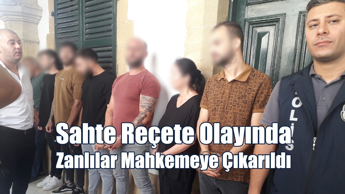 Sahte Reçete Olayında Zanlılar Mahkemeye Çıkarıldı