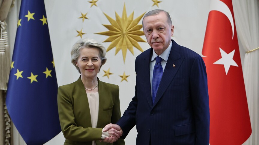 Erdoğan, Leyen ile görüştü: Doğu Akdeniz ve Kıbrıs sorunu da ele alındı