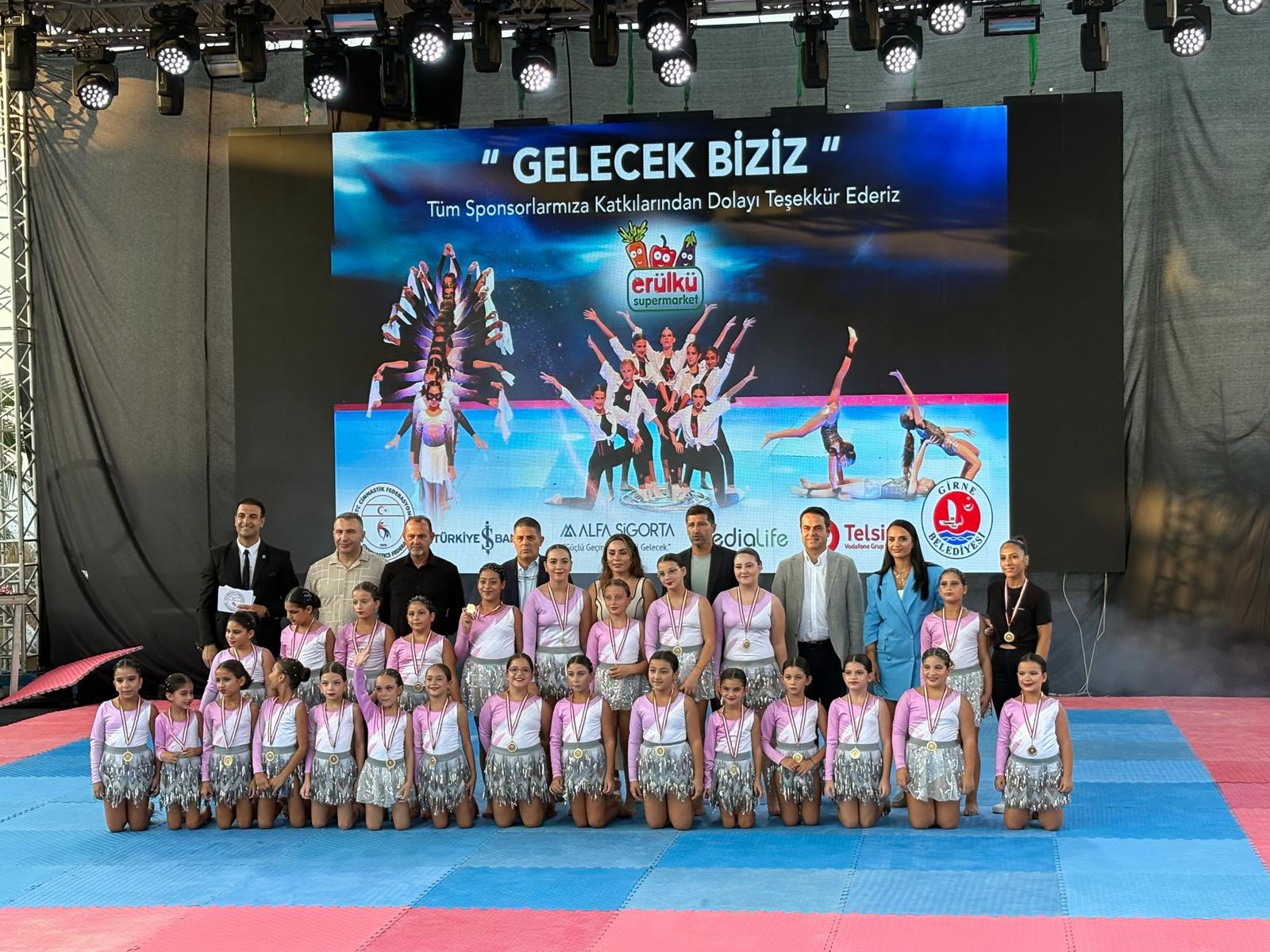 Cimnastik şöleninde dereceye girenler belirlendi
