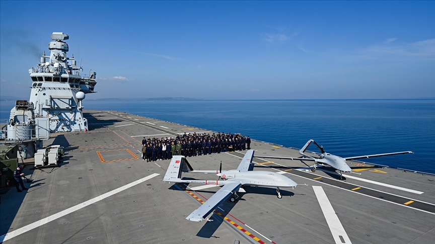 Bayraktar TB3 SİHA gemiye iniş-kalkışta yeni bir eşik atladı