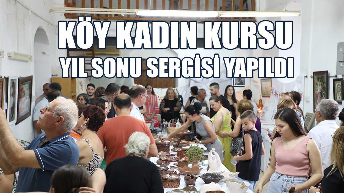 Değirmenlik, Demirhan Ve Minareliköy Köy Kadın Kursu Sergisi Yapıldı