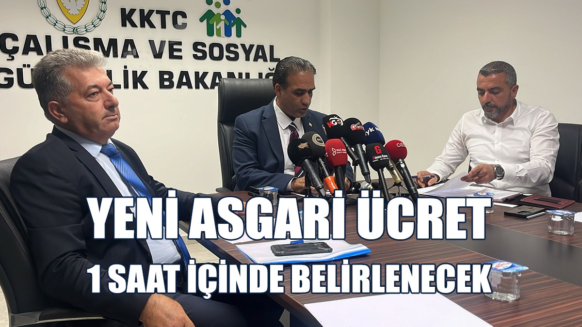 Bakan Gardiyanoğlu Duyurdu: Yeni Asgari Ücret 1 Saat İçinde Belirlenecek