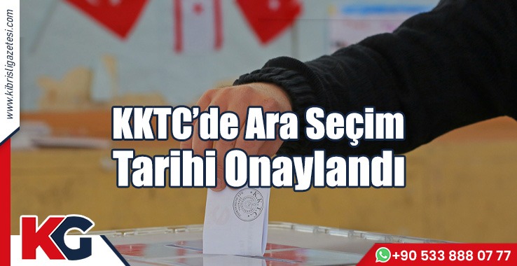 KKTC’de Ara Seçim Tarihi Onaylandı