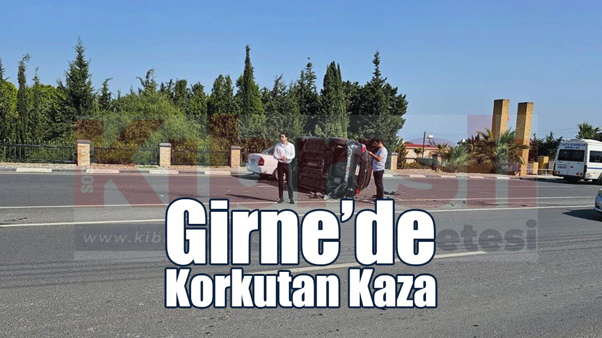 Girne’de Korkutan Kaza