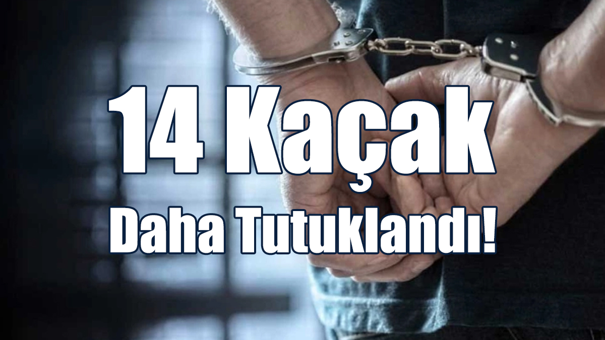 14 Kaçak Daha Tutuklandı!