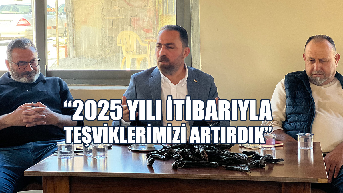 Tarım Bakanı Çavuş, Kaleburnulu Üreticilerle Bir Araya Geldi