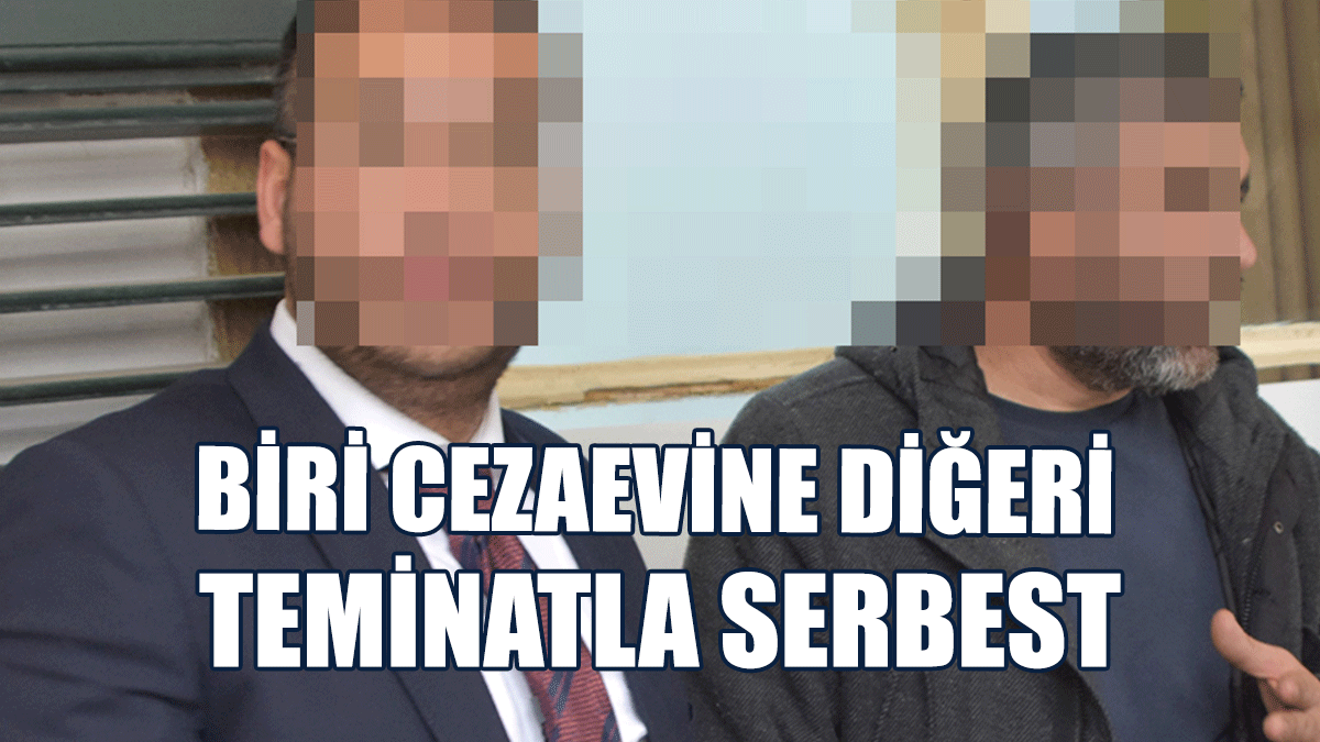 Biri Cezaevine, Diğeri Teminatla Serbest