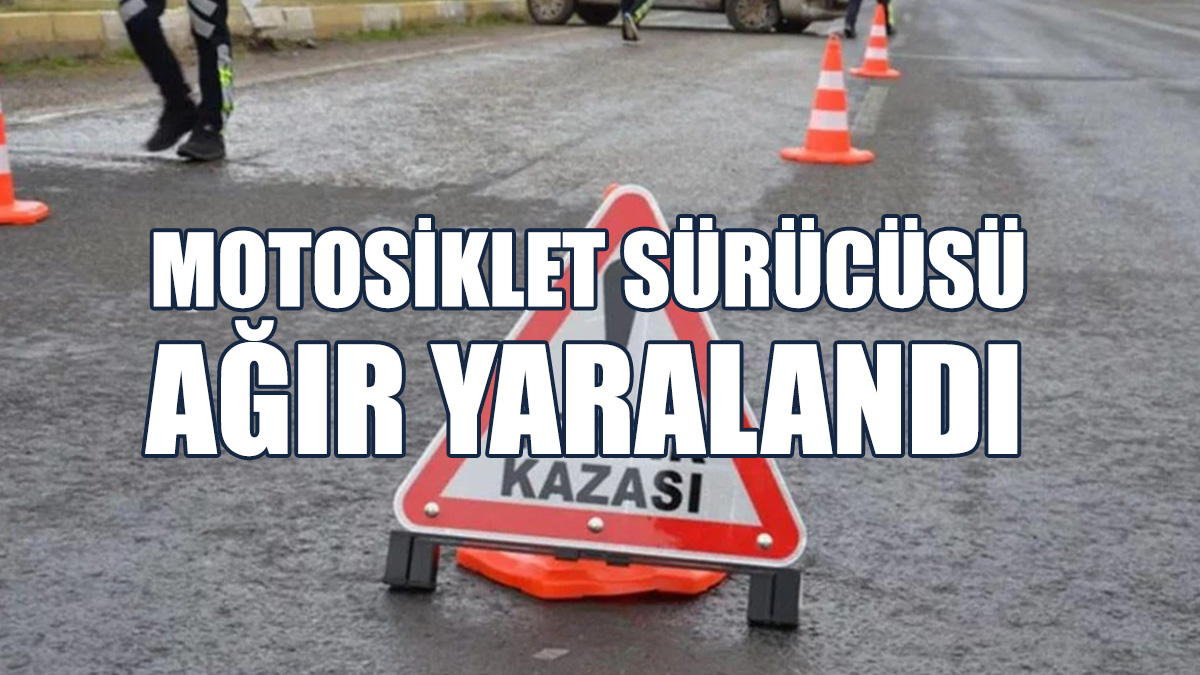 Girne’de Trafik Kazası: Motosiklet Sürücüsü Ağır Yaralandı