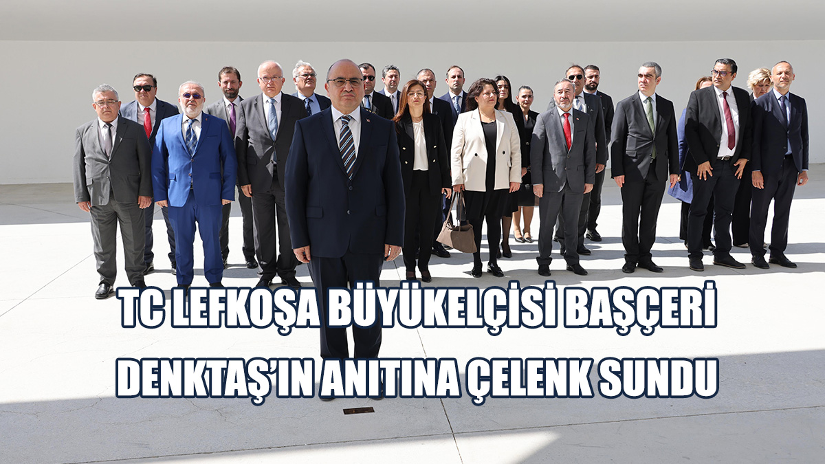 Ziyarette Rauf Denktaş'ın Oğlu Serdar Denktaş Da Yer Aldı