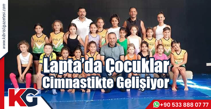 Lapta’da Çocuklar Cimnastikte Gelişiyor