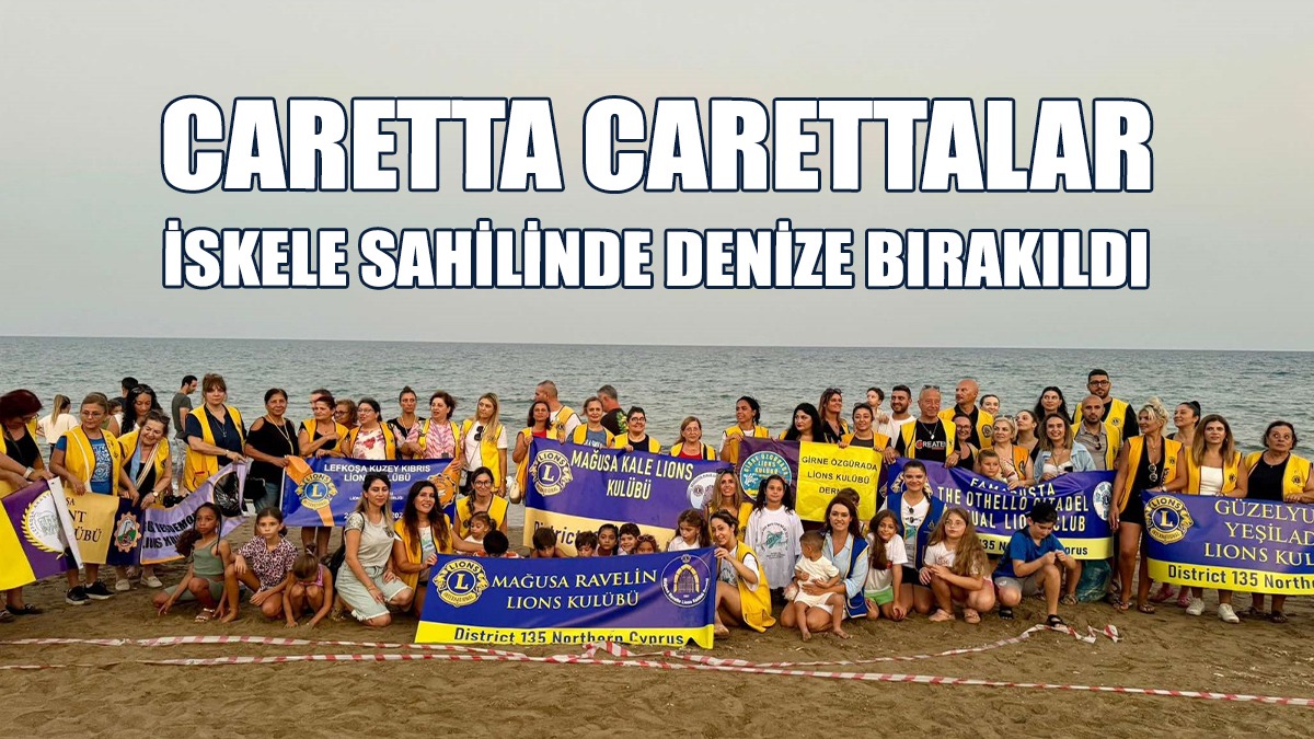 Caretta Carettalar Denize Bırakıldı