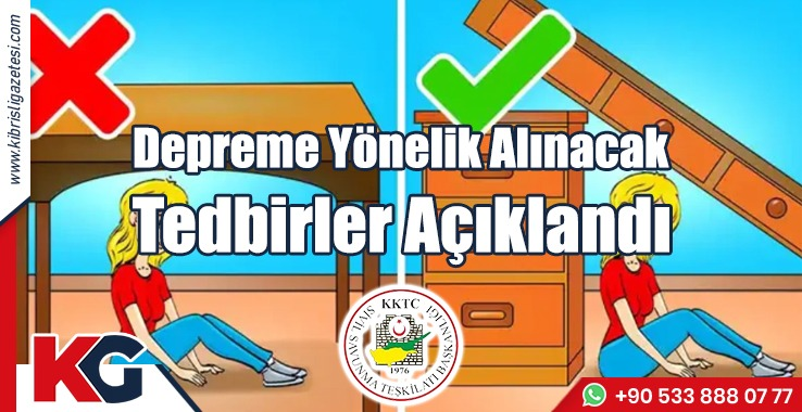 Depreme Yönelik Alınacak Tedbirler Açıklandı