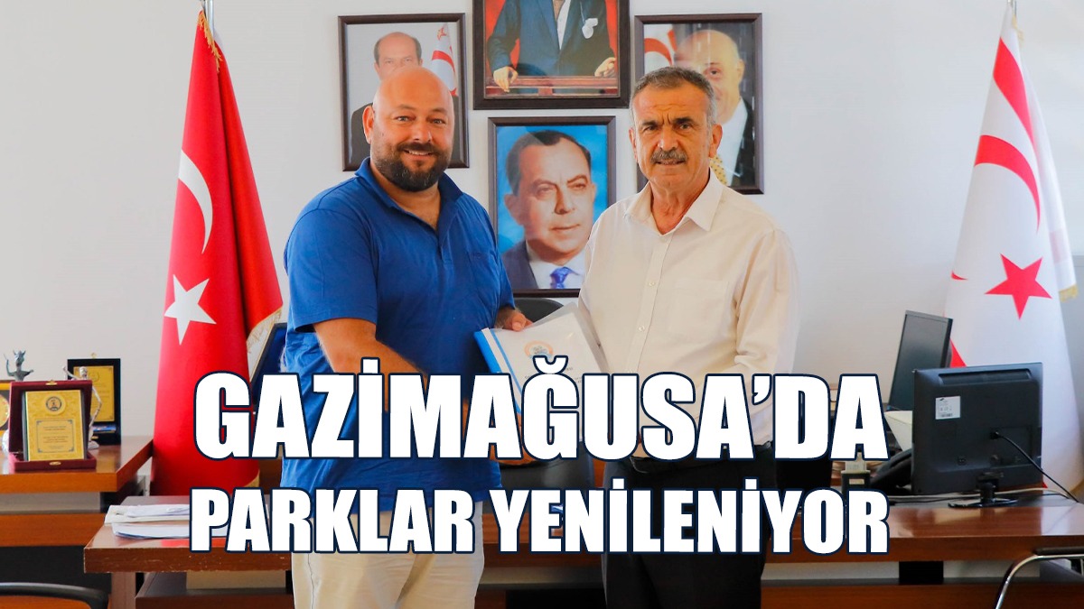 Gazimağusa’da Çocuk Parkları Yenileniyor