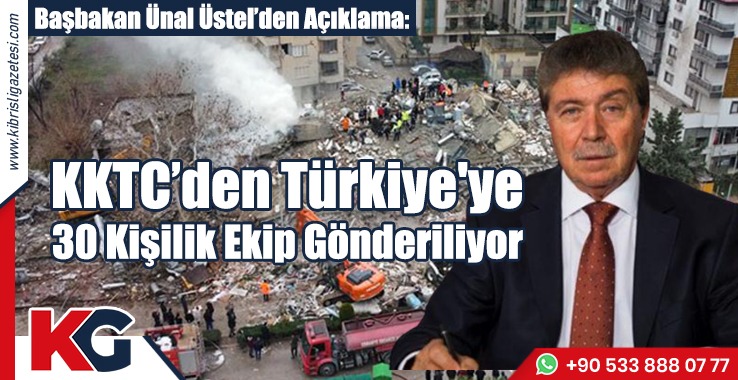 KKTC’den Türkiye'ye 30 Kişilik Ekip