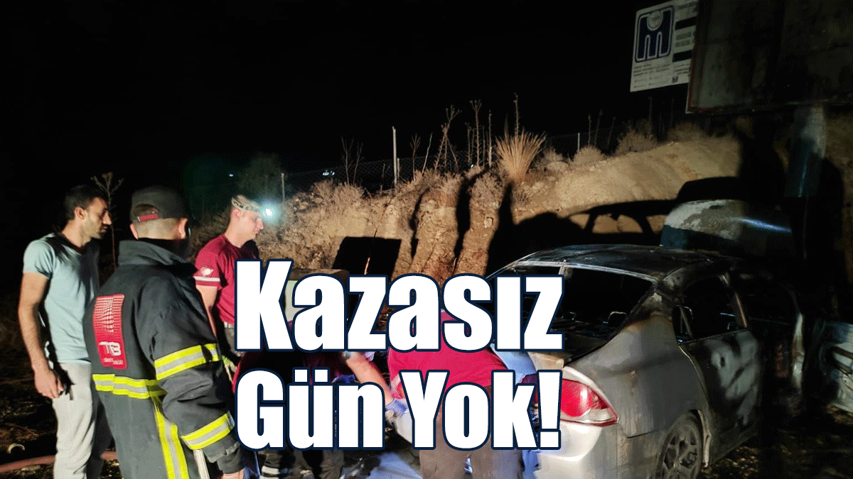 Gazimağusa ve Taşkent-Haspolat Yolunda Kaza