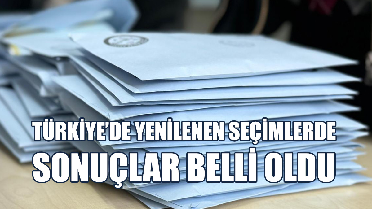 Üç İlçe Ve Dört Beldede Seçmenler Sandık Başına Gitti